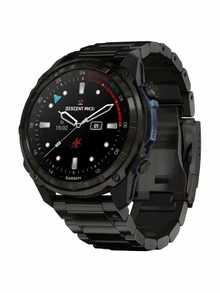 Garmin Descent Mk3i – 51 mm Carbon Gray DLC Titanium with DLC Titanium Band