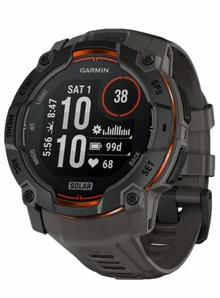 Garmin Instinct 3 – 50 mm, Solar Black with Charcoal Band