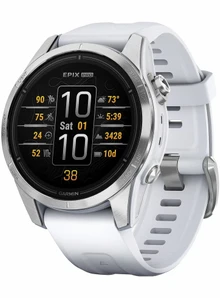 Garmin epix Pro Gen 2 Standard Edition 42 mm Silver with Whitestone Band