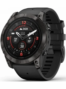 Garmin epix Pro Gen 2 Sapphire Edition 51 mm Carbon Gray DLC Titanium with Black Band