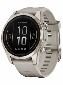 Garmin Epix Pro Gen 2 Sapphire Edition 42 mm Soft Gold with Light Sand Band