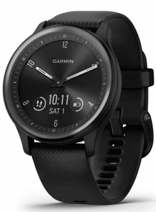 Garmin Vivomove Sport Black Silicone Band