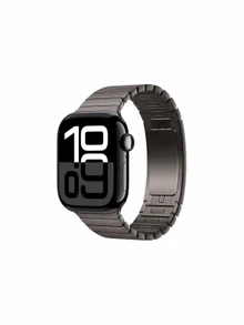 Apple Watch 10, 42 mm, Aluminum Jet Black Link Bracelet Slate