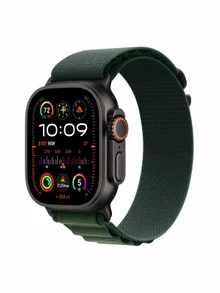 Watch Ultra 2, 49 mm, Black, Alpine Loop, Dark Green - S MX4Q3