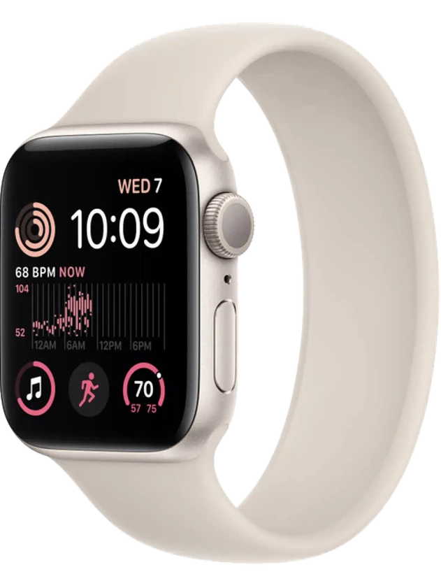 Apple Watch SE 2 44 мм (Сияющая звезда/Сияющая звезда)