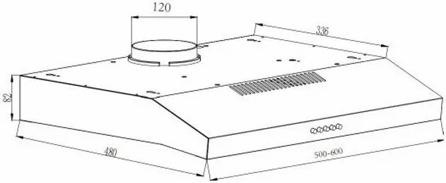 Кухонная вытяжка Schtoff C1-T500 BK Кухонная вытяжка Schtoff C1-T500 BK