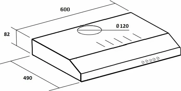 Кухонная вытяжка Schtoff C1-T600 X Кухонная вытяжка Schtoff C1-T600 X