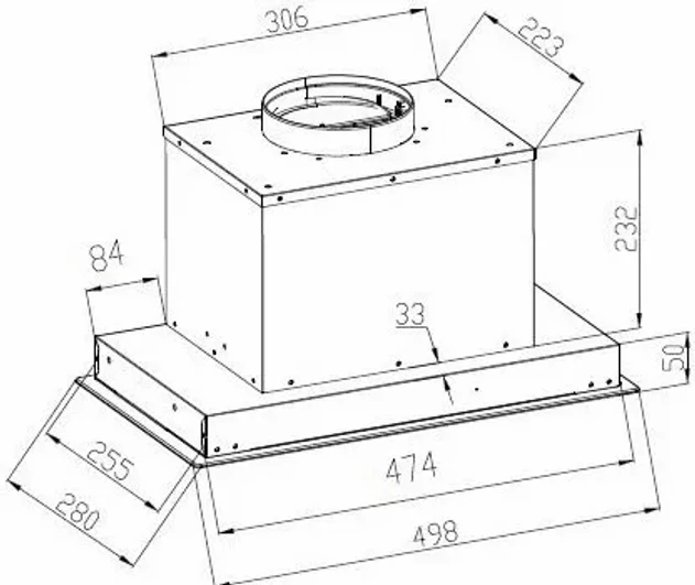 Кухонная вытяжка Schtoff Rost 50 Black Кухонная вытяжка Schtoff Rost 50 Black