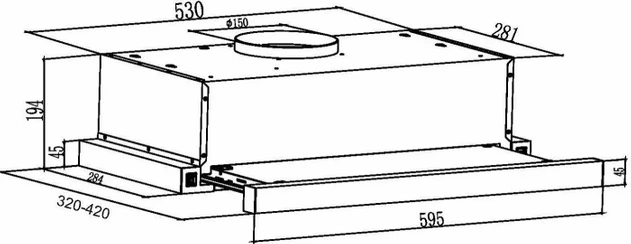 Кухонная вытяжка Schtoff TFH-5360 GWH (белый) Кухонная вытяжка Schtoff TFH-5360 GWH (белый)