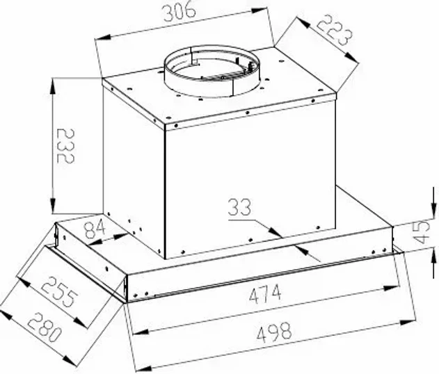 Кухонная вытяжка Schtoff Vento 50 Black Кухонная вытяжка Schtoff Vento 50 Black