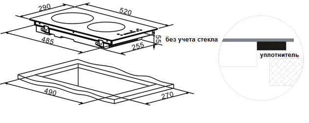 Варочная поверхность SCHTOFF I30H03 Black Варочная поверхность SCHTOFF I30H03 Black