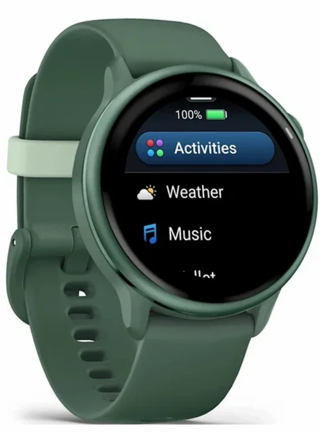Garmin Vivoactive 6 Metallic Jasper Green with Jasper Green Band