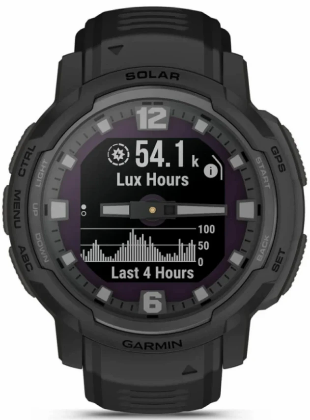 Garmin Instinct Crossover Solar Tactical Edition Black