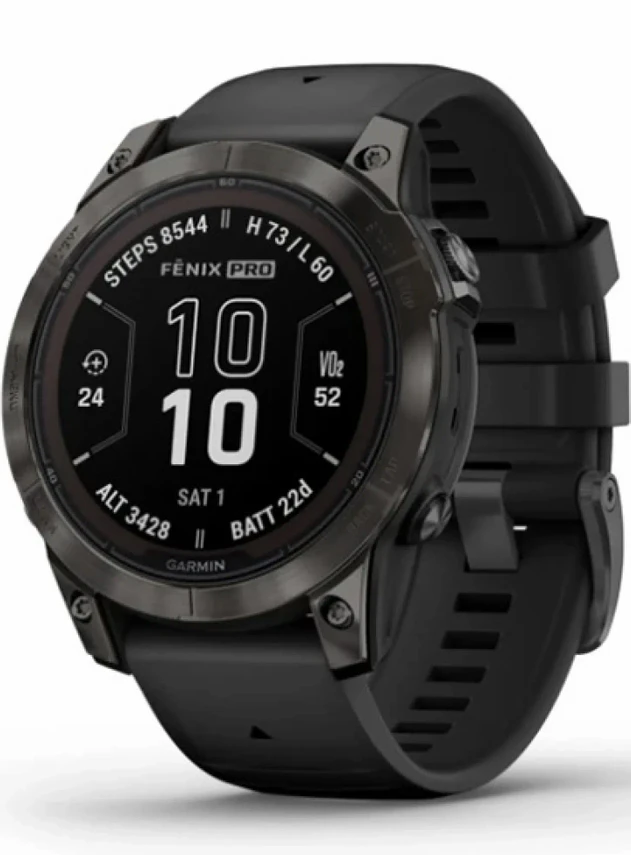 Garmin Fenix 7 Pro Solar Carbon Gray/Black Band