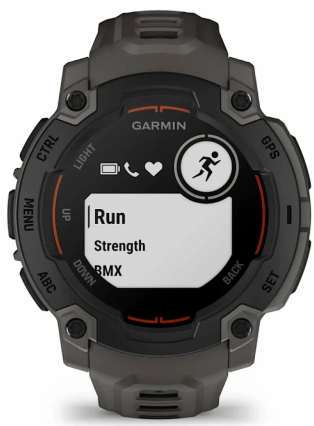 Garmin Instinct E – 45 mm Black with Charcoal Band
