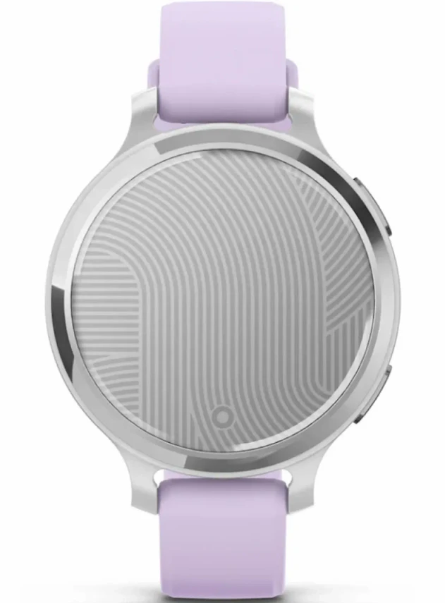 Garmin Lily 2 Active Silver with Purple Jasmine Silicone Band