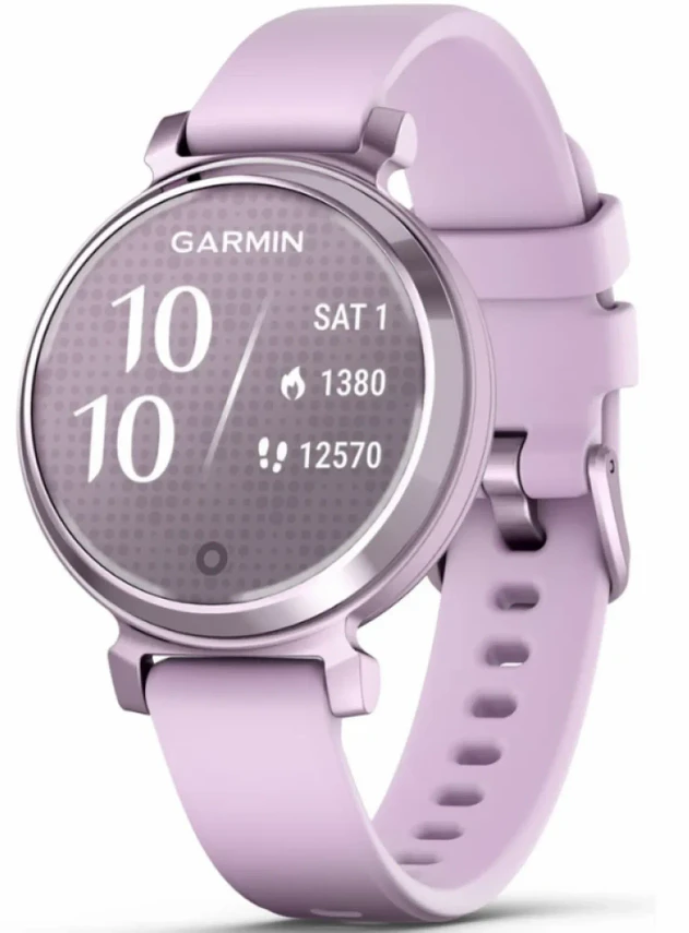 Garmin Lily® 2 Metallic Lilac with Lilac Silicone Band