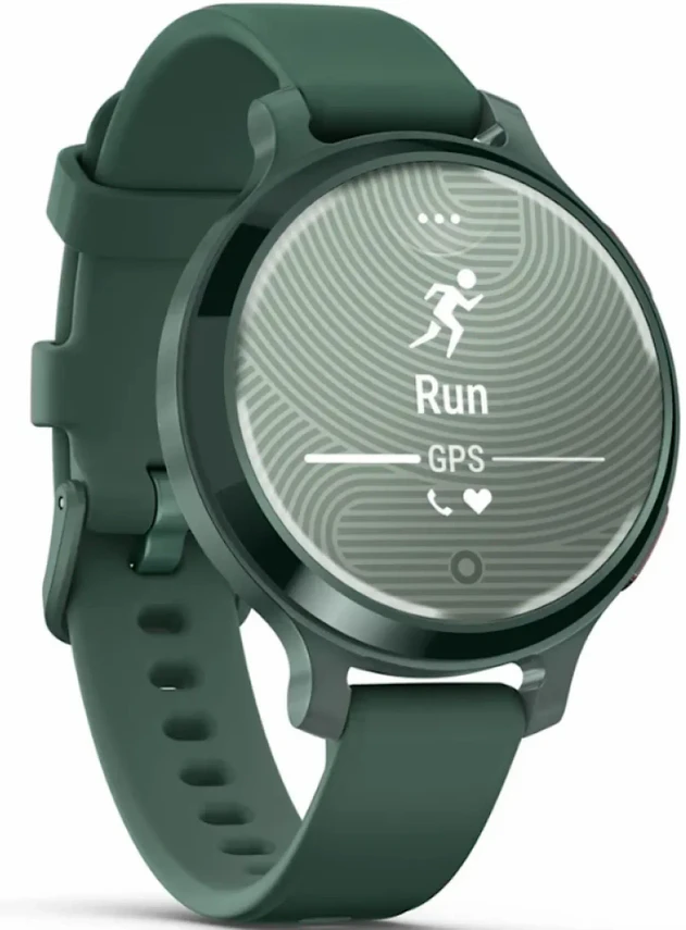 Garmin Lily 2 Active Jasper Green with Jasper Green Silicone Band