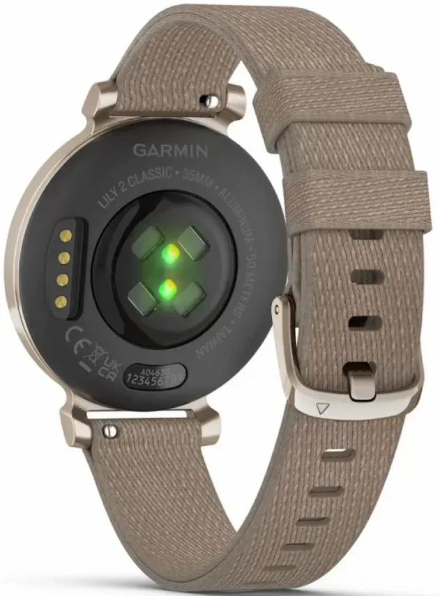 Garmin Lily® 2 Classic Cream Gold with Coffee Nylon Band