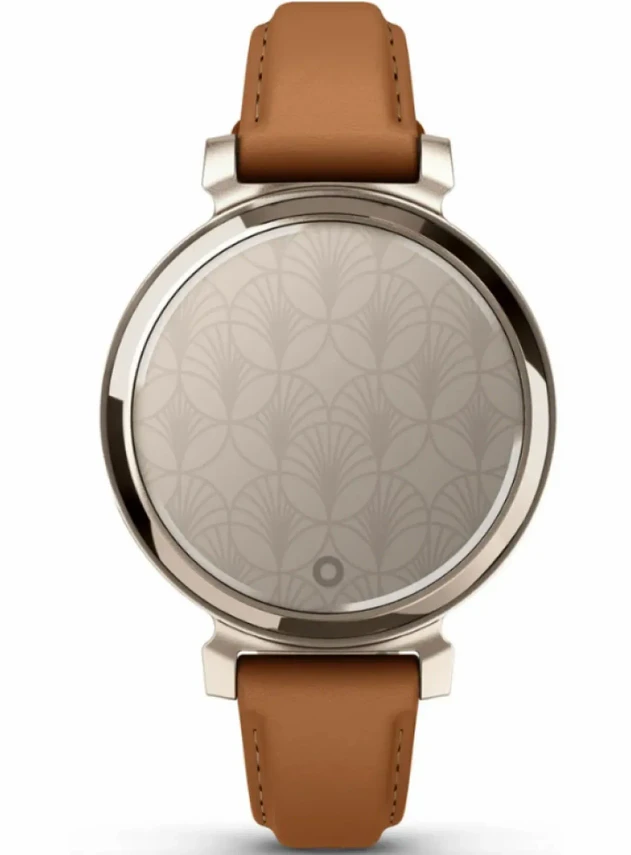 Garmin Lily® 2 Classic Cream Gold with Tan Leather Band