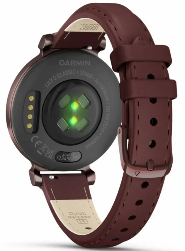 Garmin Lily® 2 Classic Dark Bronze with Mulberry Leather Band
