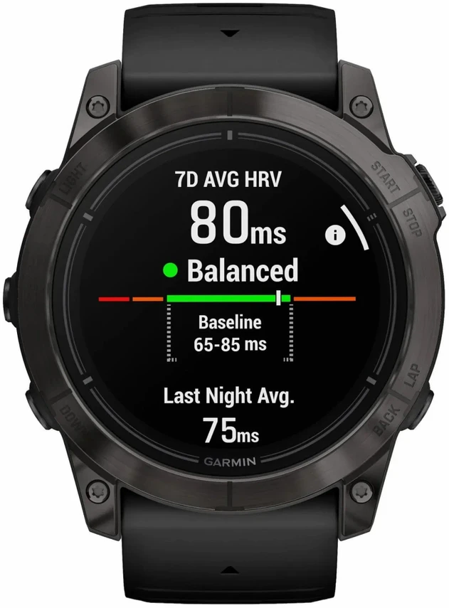 Garmin epix Pro Gen 2 Sapphire Edition 51 mm Carbon Gray DLC Titanium with Black Band