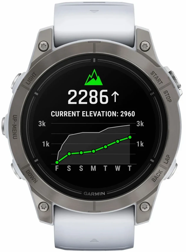 Garmin epix Pro Gen 2 Sapphire Edition 47 mm Titanium with Whitestone Band