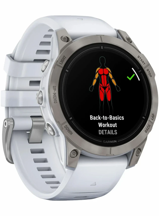 Garmin epix Pro Gen 2 Sapphire Edition 47 mm Titanium with Whitestone Band