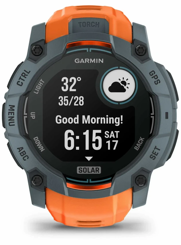 Garmin Instinct 3 – 50 mm, Solar Twilight with Solstice Band