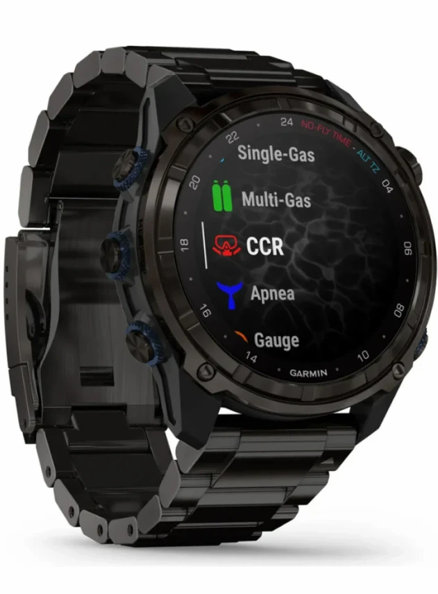 Garmin Descent Mk3i – 51 mm Carbon Gray DLC Titanium with DLC Titanium Band