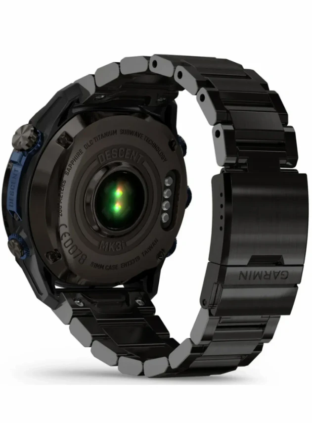Garmin Descent Mk3i – 51 mm Carbon Gray DLC Titanium with DLC Titanium Band