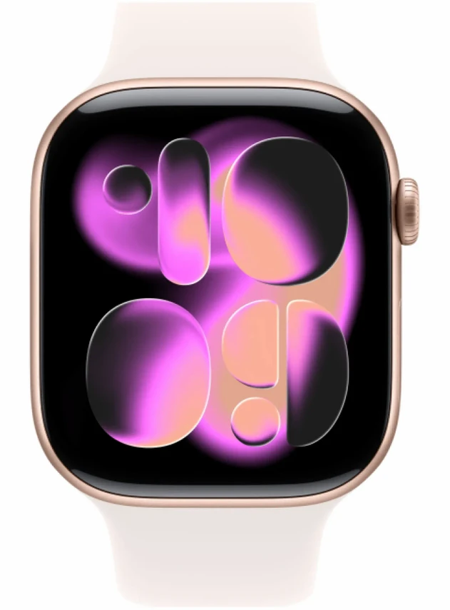 Apple Watch Series 11 42 mm Rose Gold Aluminium Light Blush Sport Band