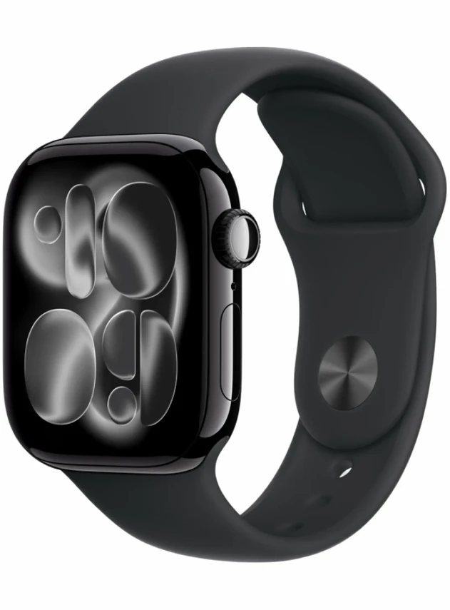 Apple Watch Series 11 46 mm Jet Black Aluminum Black Sport Band
