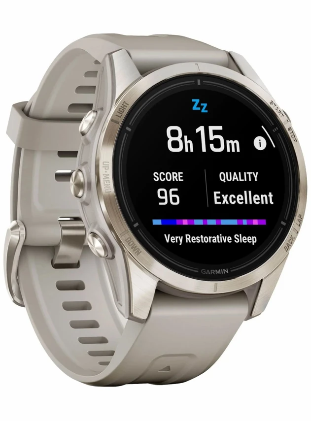 Garmin Epix Pro Gen 2 Sapphire Edition 42 mm Soft Gold with Light Sand Band