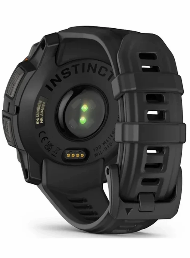 Garmin Instinct 3 – 45 mm, Solar Black with Black Band