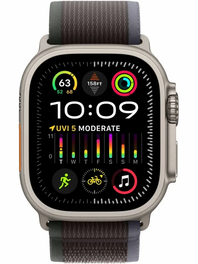 Watch Ultra 2, 49mm Trail Loop Сине-чёрный - M/L MRF63