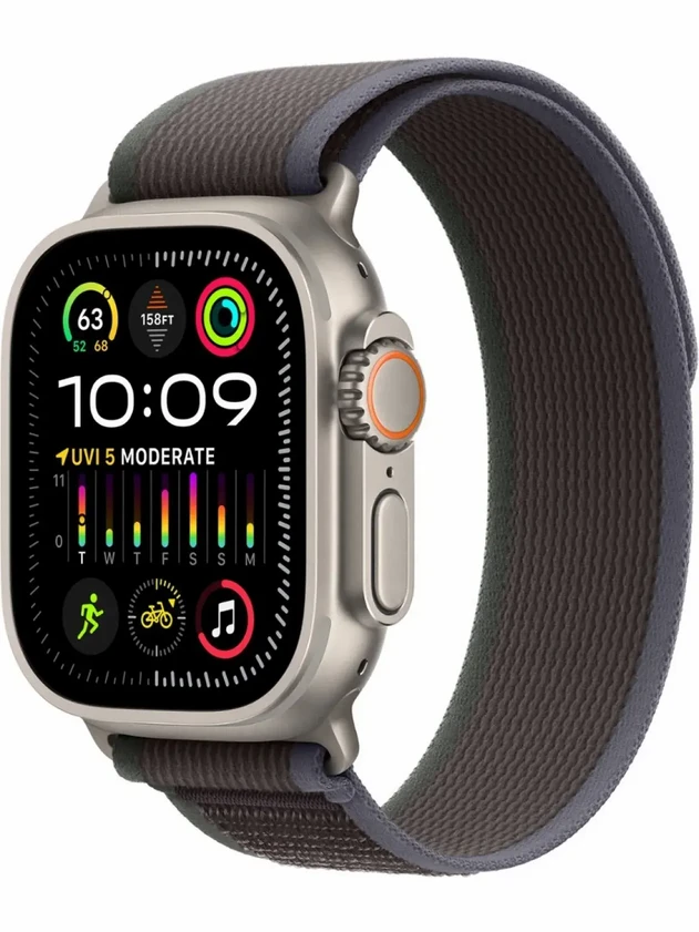 Watch Ultra 2, 49mm Trail Loop Сине-чёрный - M/L MRF63