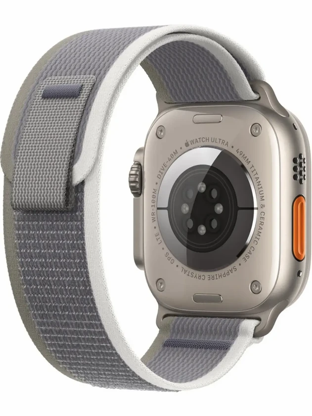 Watch Ultra 2, 49mm Trail Loop Серо-зелёный - M/L MRF43