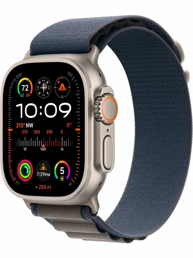 Watch Ultra 2, 49mm Alpine Loop Синий - S MREK3