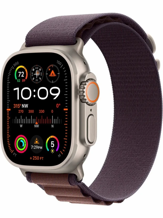 Watch Ultra 2, 49mm Alpine Loop Индиго - L MREW3