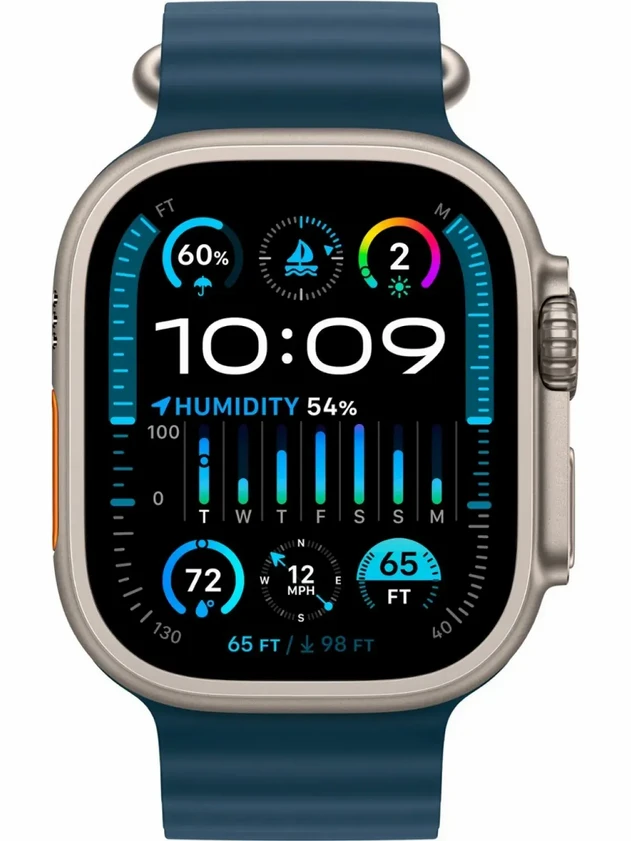 Watch Ultra 2, 49mm Ocean Band Синий MREG3