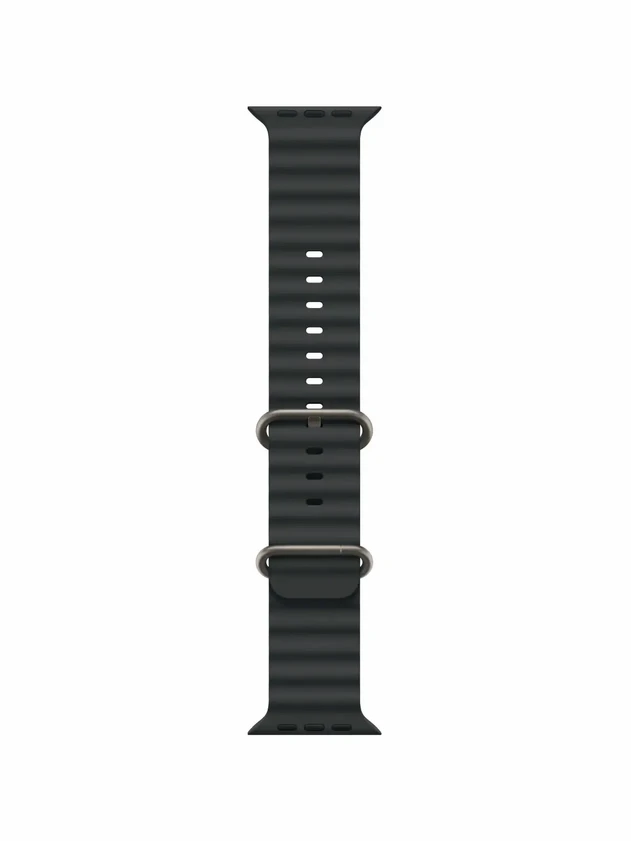 Watch Ultra 2, 49 mm, Natural, Ocean Band, Black MREK4