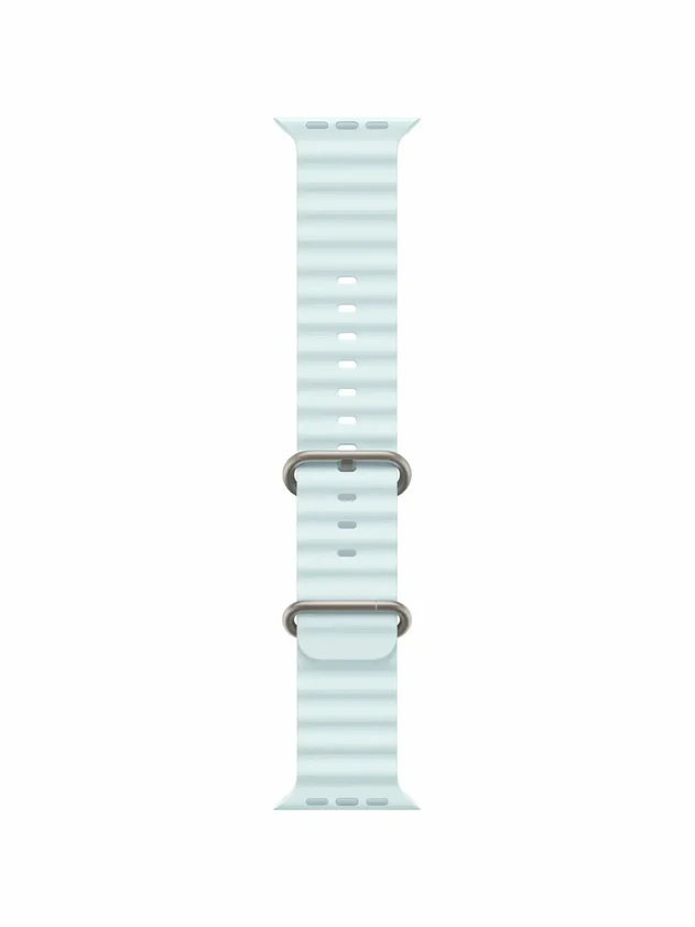 Watch Ultra 2, 49 mm, Natural, Ocean Band, Ice Blue MREI4