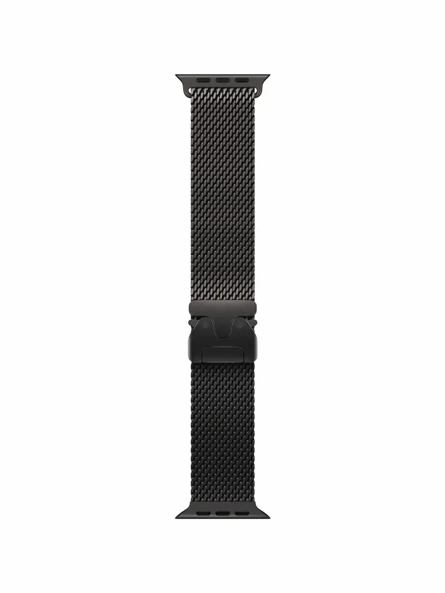 Watch Ultra 2, 49 mm, Black, Titanium Milanese Loop, Black - L MX6T3