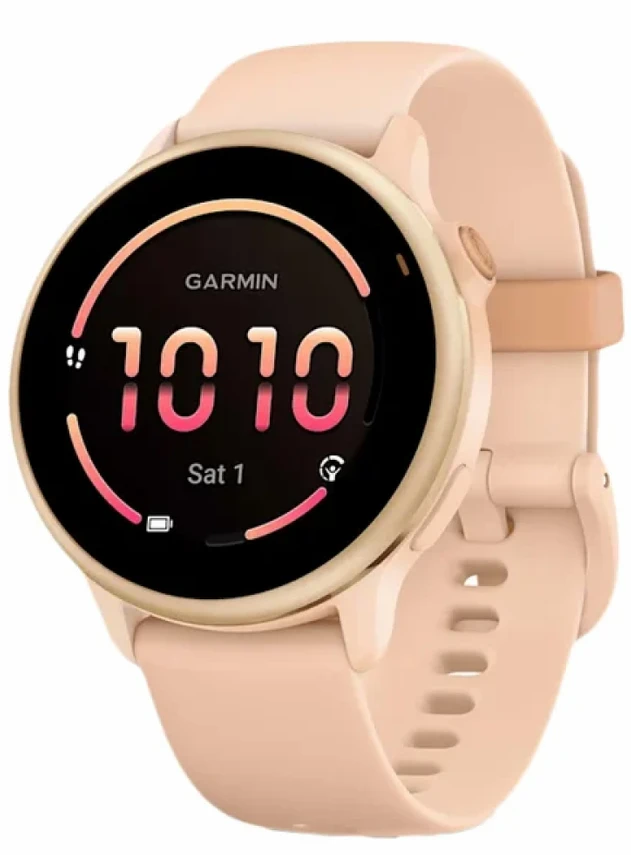 Garmin Vivoactive 6 Metallic Pink Dawn with Pink Dawn Band