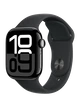 Apple Watch 10, 42 mm, Black Aluminium, Black Sport Band, M/L