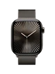 Apple Watch 10, 42 mm, Black Titanium Stainless steel, Black Milanese Loop