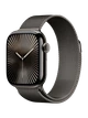 Apple Watch 10, 42 mm, Black Titanium Stainless steel, Black Milanese Loop