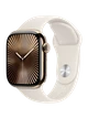 Apple Watch 10, 46 mm, Gold Titanium Stainless steel, Starlight Sport Band, M/L