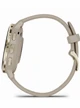 Garmin Venu 3S Soft Gold Stainless Steel Bezel with French Gray Case and Silicone Band